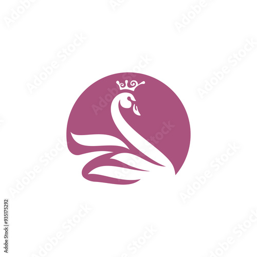 Wallpaper Mural Swan Logo Icon Vector.eps Torontodigital.ca