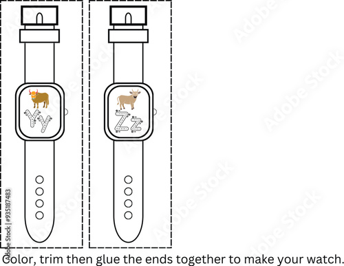 English alphabet tracing practice worksheets, educational letters a-b dot tracing pattern For children in kindergarten