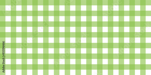 Light green plaid pattern background. plaid pattern background. plaid background. Seamless pattern. for backdrop, decoration, gift wrapping, gingham tablecloth, blanket, tartan, fashion fabric print.