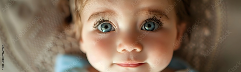 Naklejka premium little child baby. 
