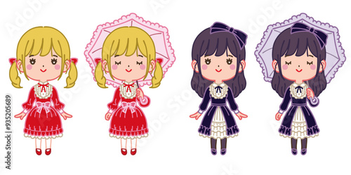 ロリータ服を着た女の子