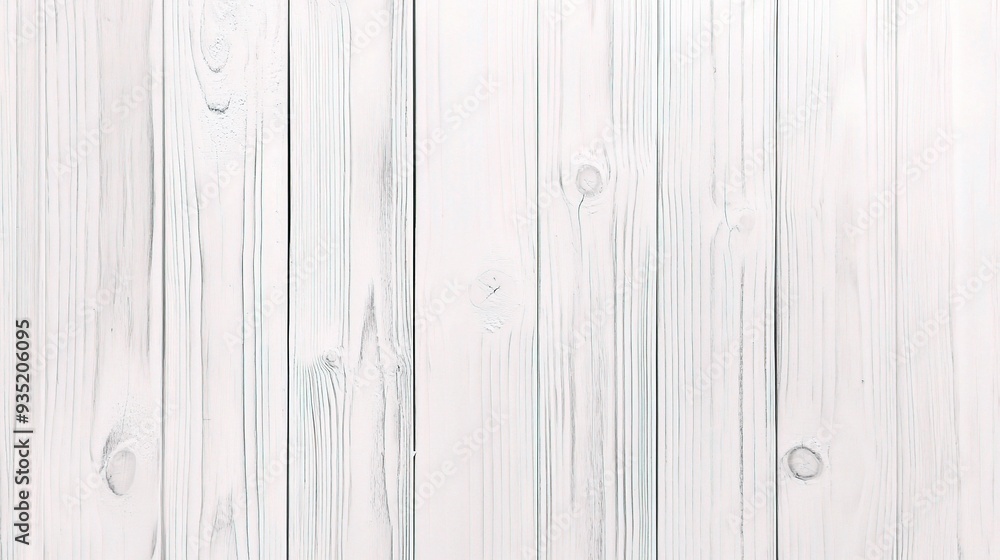 Whitewashed Wooden Plank Background Whitewashed Wooden Plank Background