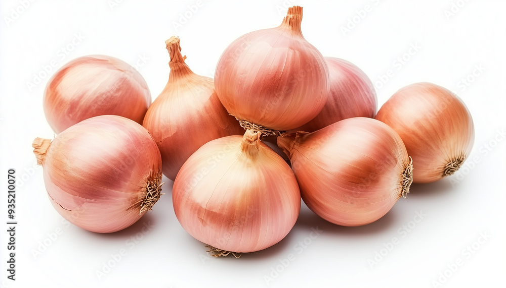 Shallots fresh onion isolated on white background Shallots fresh onion isolated on white background