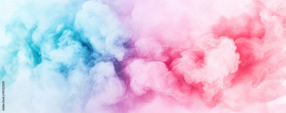 Fototapeta premium A muted watercolor gradient background featuring gentle organic shapes.