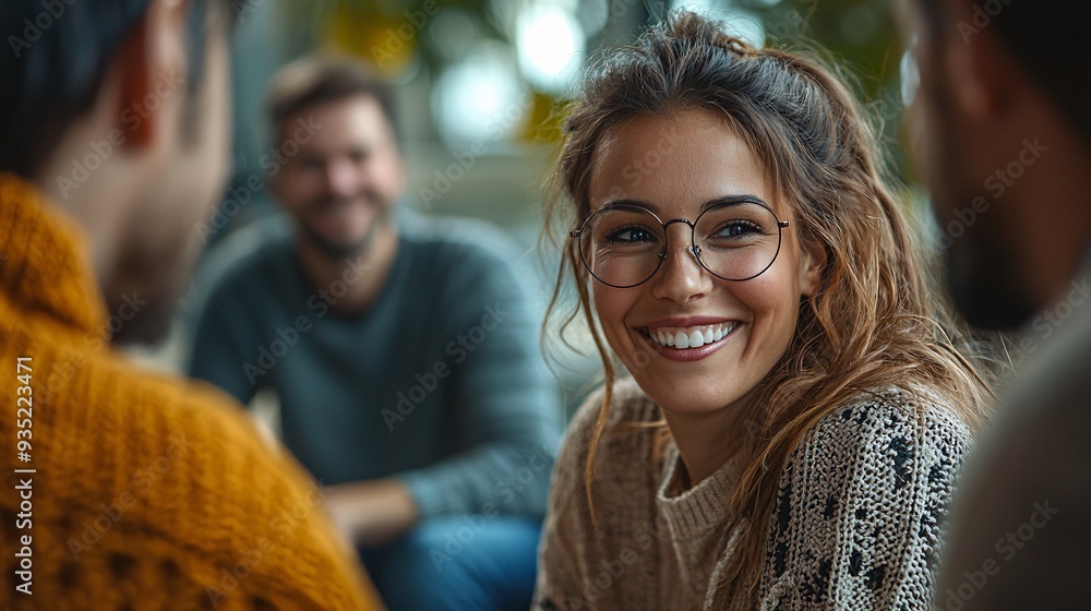 Support group in session, warm smiles, caring environment, cinematic style, high resolution, ultra HD, Support group in session, warm smiles, caring environment, cinematic style, high resolution, ultra HD,