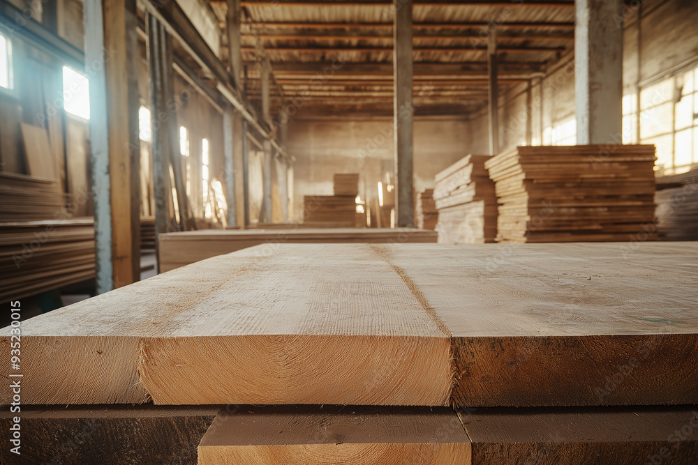 wooden sheet in an industrial wood factory for environmental friendly construction works wooden sheet in an industrial wood factory for environmental friendly construction works