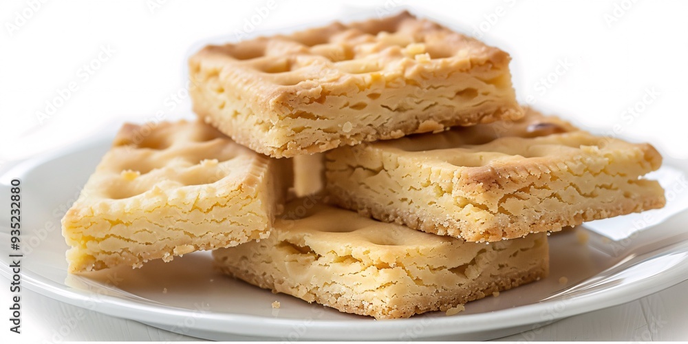 Traditional butter cookies on a plain backdrop. Traditional butter cookies on a plain backdrop.