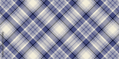 Vector checkered pattern. Tartan, textured seamless twill for flannel shirts, duvet covers, other autumn winter textile mills. Vector Format