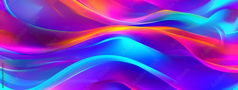 3d rendering of colorful abstract changing glass design, AI generated 3d rendering of colorful abstract changing glass design, AI generated