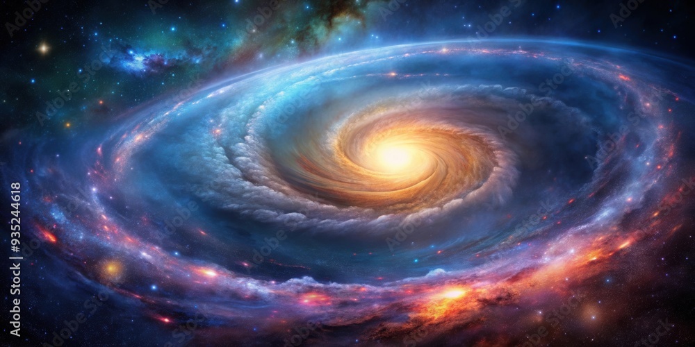 Spiral galaxy background with swirling stars and nebula clouds, galaxy, space, astronomy, universe, cosmic, starry Spiral galaxy background with swirling stars and nebula clouds, galaxy, space, astronomy, universe, cosmic, starry