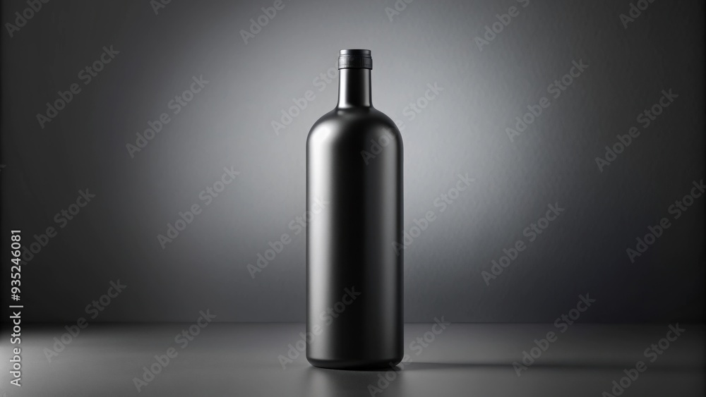 Black bottle mockup for branding design, black, bottle, mockup, branding, design, template, product, packaging, blank Black bottle mockup for branding design, black, bottle, mockup, branding, design, template, product, packaging, blank