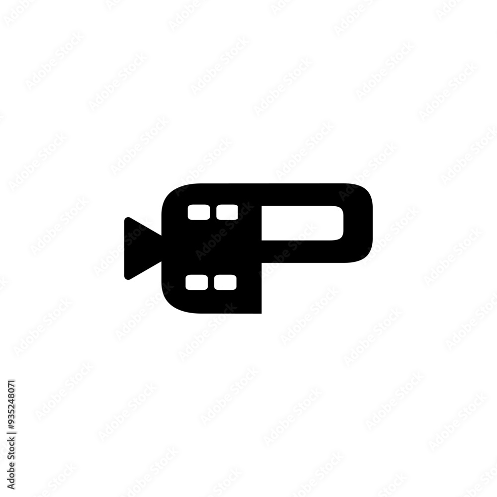 Vector or combination logo between camera and font or letter or initial or alphabet in black for business purposes and others Vector or combination logo between camera and font or letter or initial or alphabet in black for business purposes and others