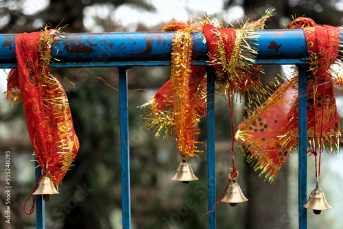 Photography Superstition offerings, Seetla Temple, Sitla Estate, Nainital, Kumaon, Uttarakha