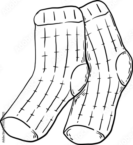 sketch socks travel wear