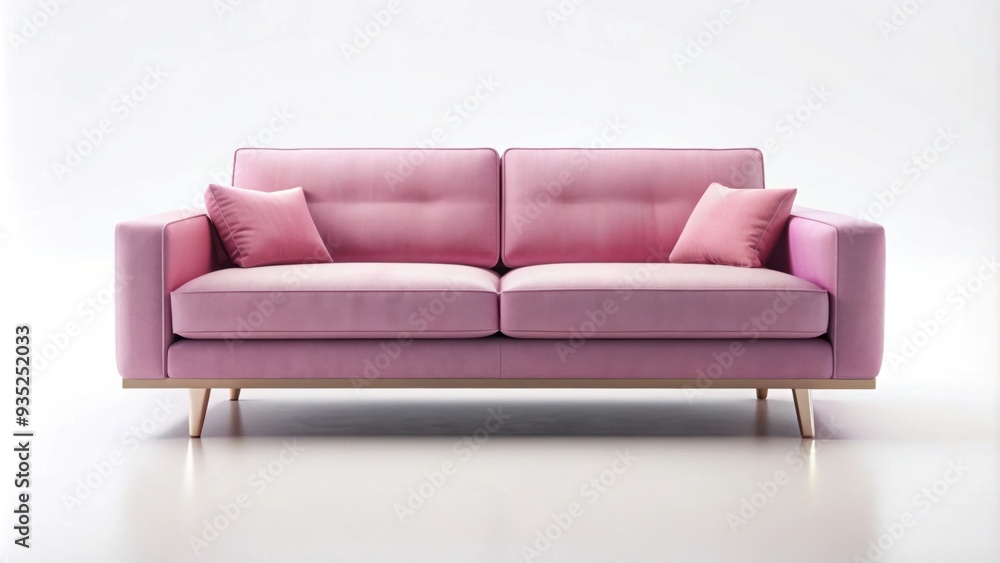 Modern pink sofa isolated on background, modern, pink, sofa, furniture, design, interior, luxury, comfortable Modern pink sofa isolated on background, modern, pink, sofa, furniture, design, interior, luxury, comfortable