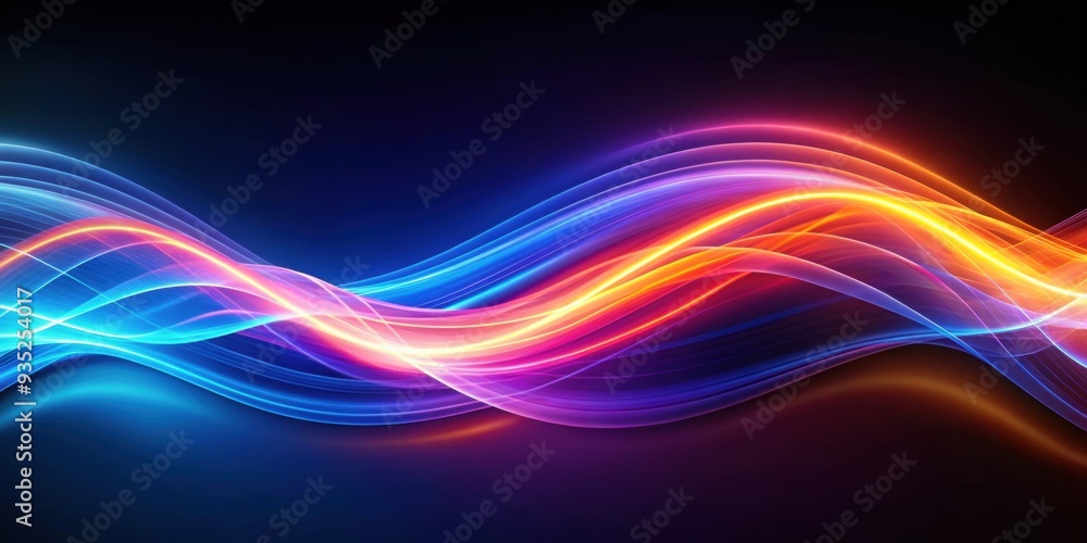 Dynamic wave of vibrant blue, purple, and orange light for energetic backgrounds, vibrant, wave, colorful, light, blue Dynamic wave of vibrant blue, purple, and orange light for energetic backgrounds, vibrant, wave, colorful, light, blue