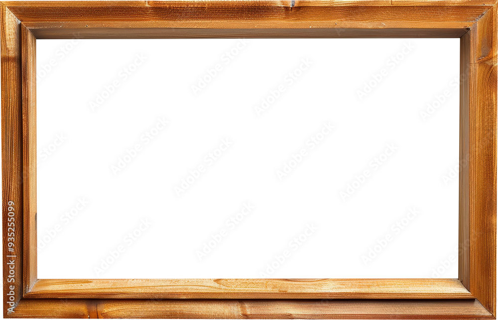 Wooden frame on transparent background. PNG Wooden frame on transparent background. PNG