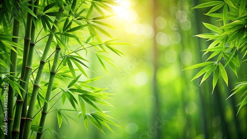 Bamboo tree with lush green leaves, bamboo, tree, leaves, green, nature, outdoor, plant, growth, tropical, Asian, exotic