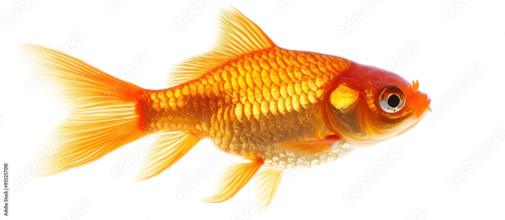 Close-up of a Vibrant Goldfish Close-up of a Vibrant Goldfish