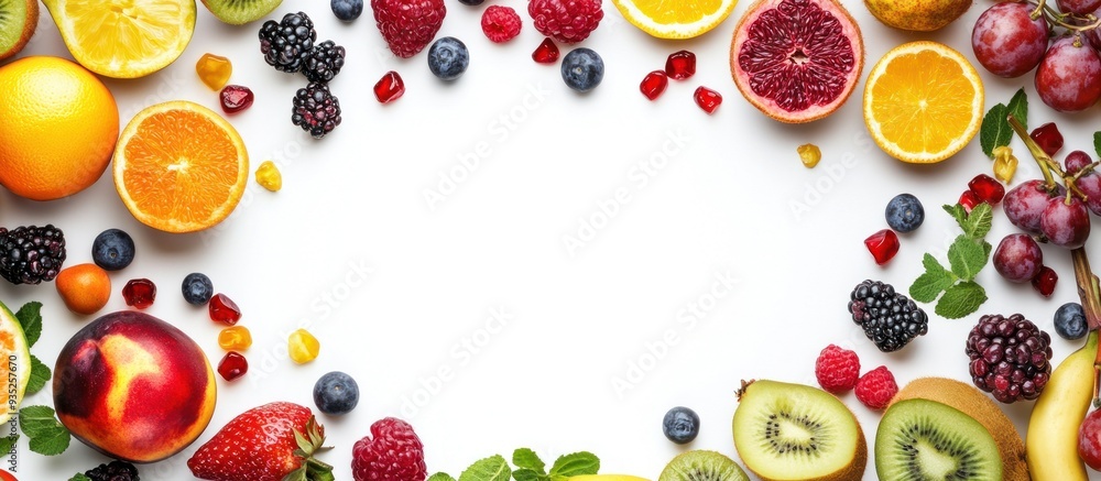 Vibrant Fruit and Berry Arrangement Vibrant Fruit and Berry Arrangement