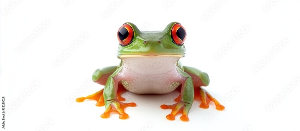 Fototapeta premium Red-Eyed Tree Frog Close-Up