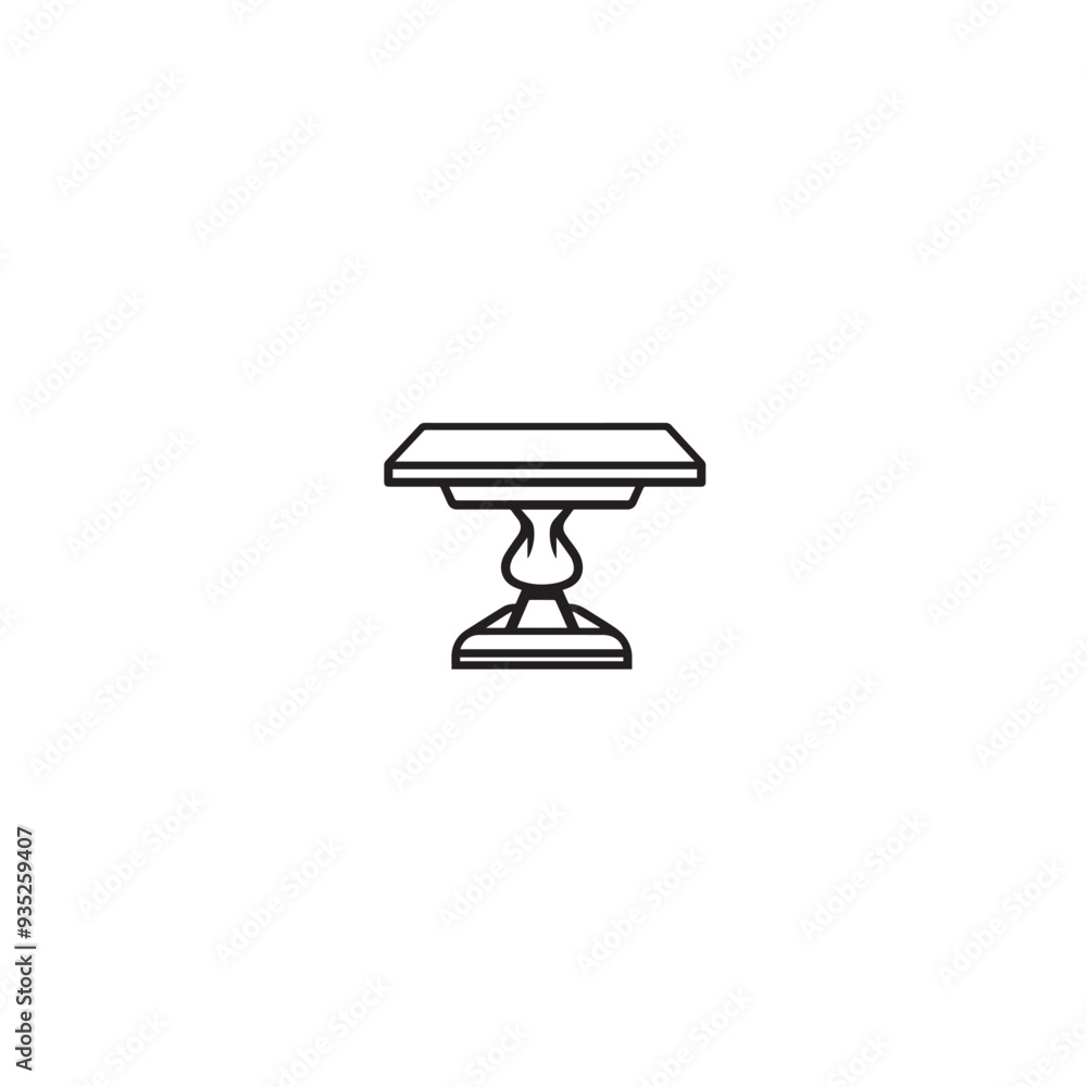 A table icon logo A table icon logo
