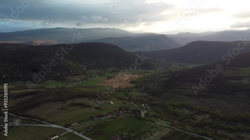 view of the mountains