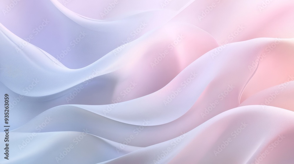 Obraz premium Abstract Pastel Waves Background.