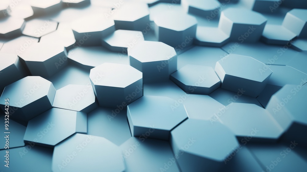 Abstract Geometric Hexagon Pattern. Abstract Geometric Hexagon Pattern.