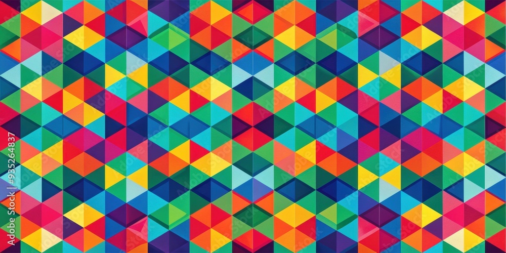 Abstract geometric pattern with vibrant colors and repeating shapes, geometric, abstract, colorful, design, background Abstract geometric pattern with vibrant colors and repeating shapes, geometric, abstract, colorful, design, background