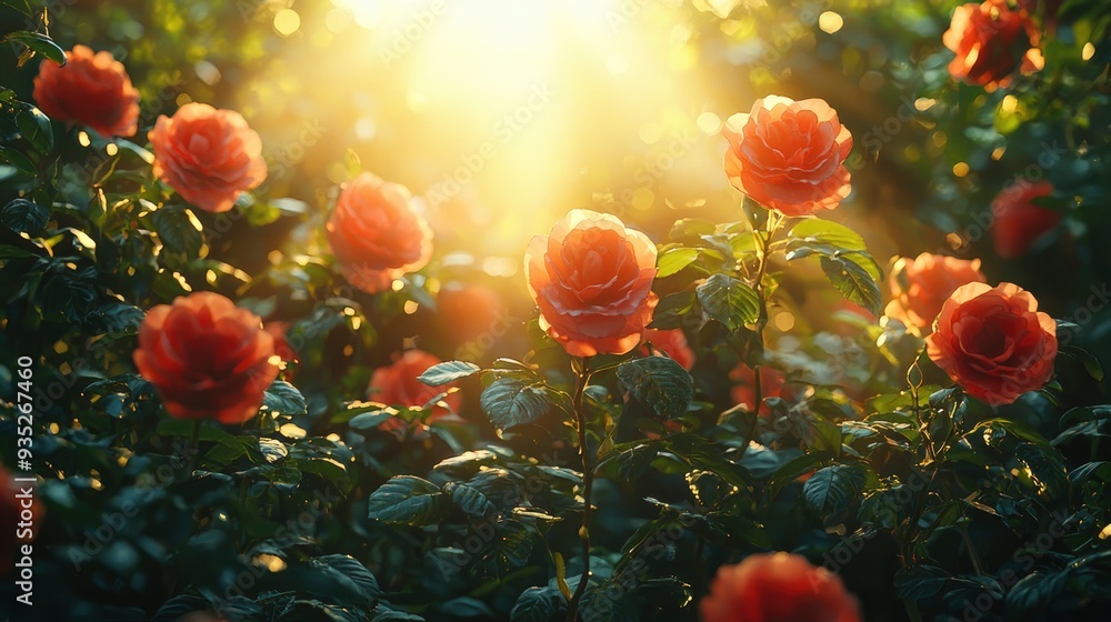 A Mystical Garden Where Flowers Bloom In Rhythm To An Unseen Melody A Mystical Garden Where Flowers Bloom In Rhythm To An Unseen Melody
