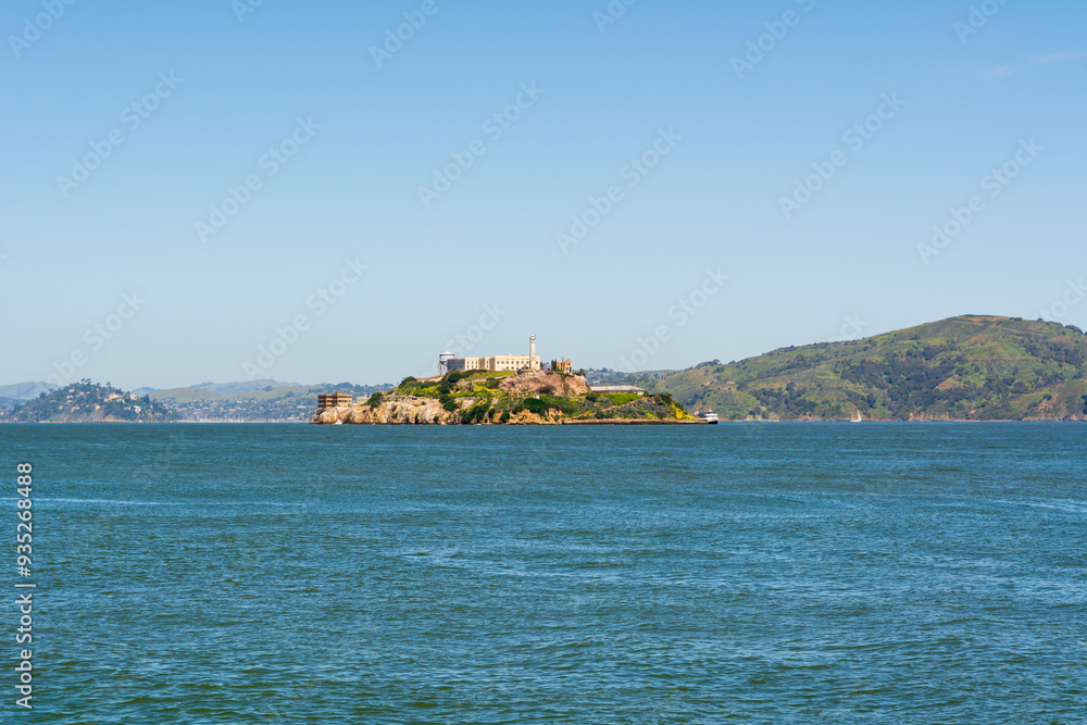 Alcatraz prison island in San Francisco, California, USA Alcatraz prison island in San Francisco, California, USA