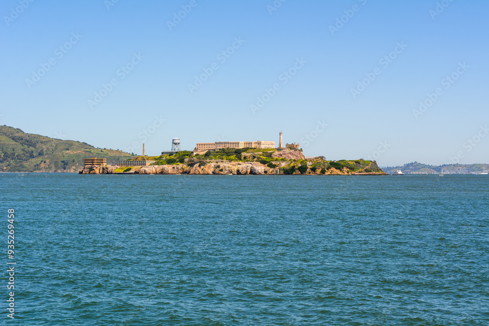 Alcatraz prison island in San Francisco, California, USA Alcatraz prison island in San Francisco, California, USA