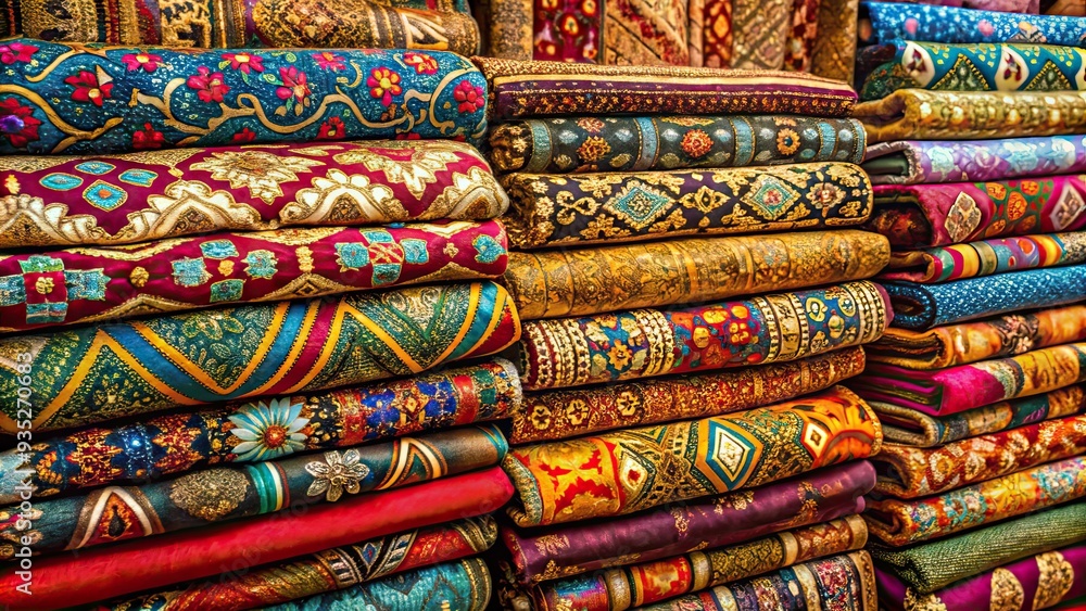 Linen Textile Patterns, intricate designs, rich colors, cultural heritage, luxurious fabrics, opulent ambiance Linen Textile Patterns, intricate designs, rich colors, cultural heritage, luxurious fabrics, opulent ambiance
