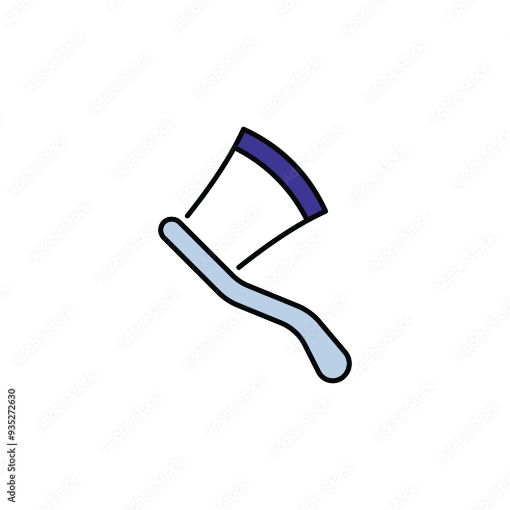 Axe icon design with white background stock illustration Axe icon design with white background stock illustration