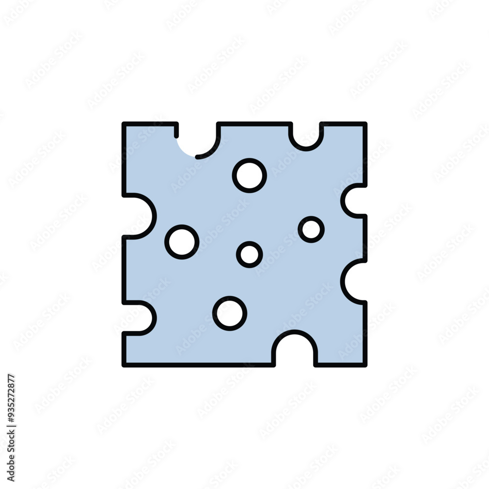 Cheese Slice icon design with white background stock illustration Cheese Slice icon design with white background stock illustration
