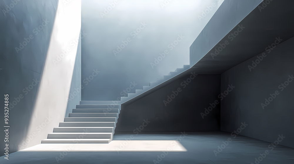 Fototapeta premium Minimalist architectural design