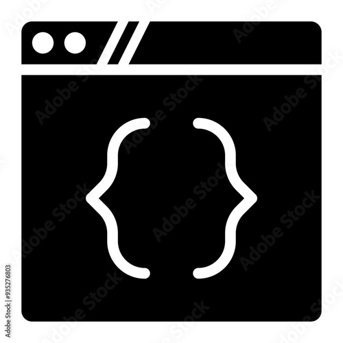 css, web design, web development, web programming, front end, programming solid or glyph icon