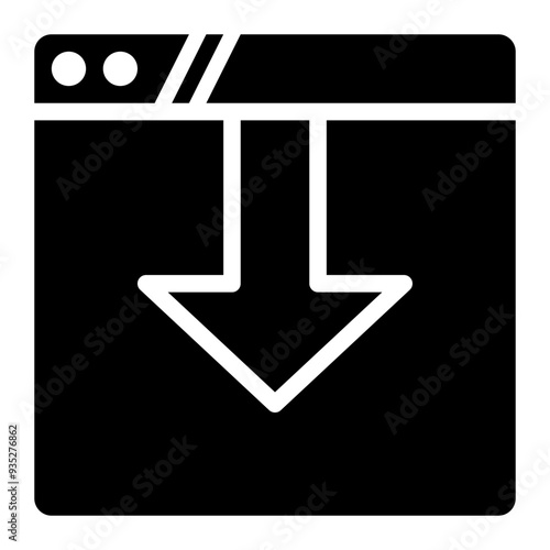 download, downloading, web, website, arrow, backup solid or glyph icon