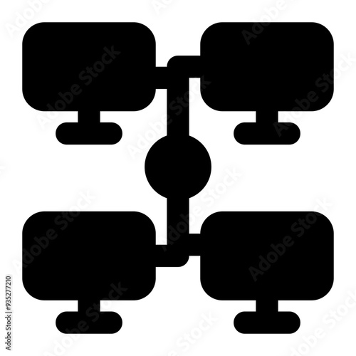 intranet, network, private network, connection, internal network, lan solid or glyph icon