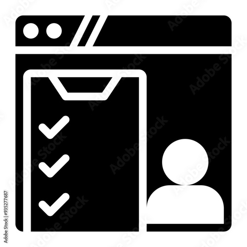 uat, user acceptance, testing, user testing, website, web solid or glyph icon