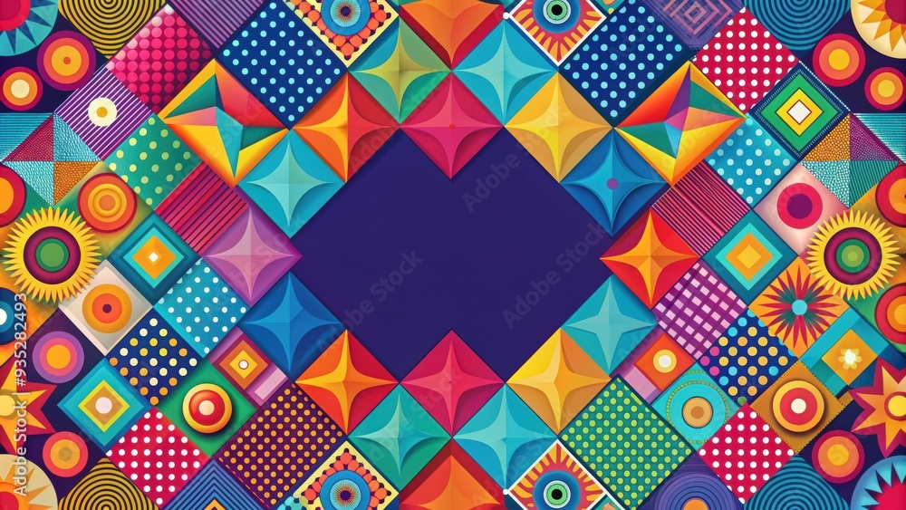 Abstract background with colorful geometric shapes and patterns, geometric, shapes, colorful, abstract, background, design Abstract background with colorful geometric shapes and patterns, geometric, shapes, colorful, abstract, background, design