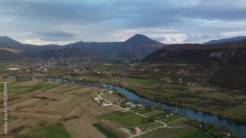 view of the mountains