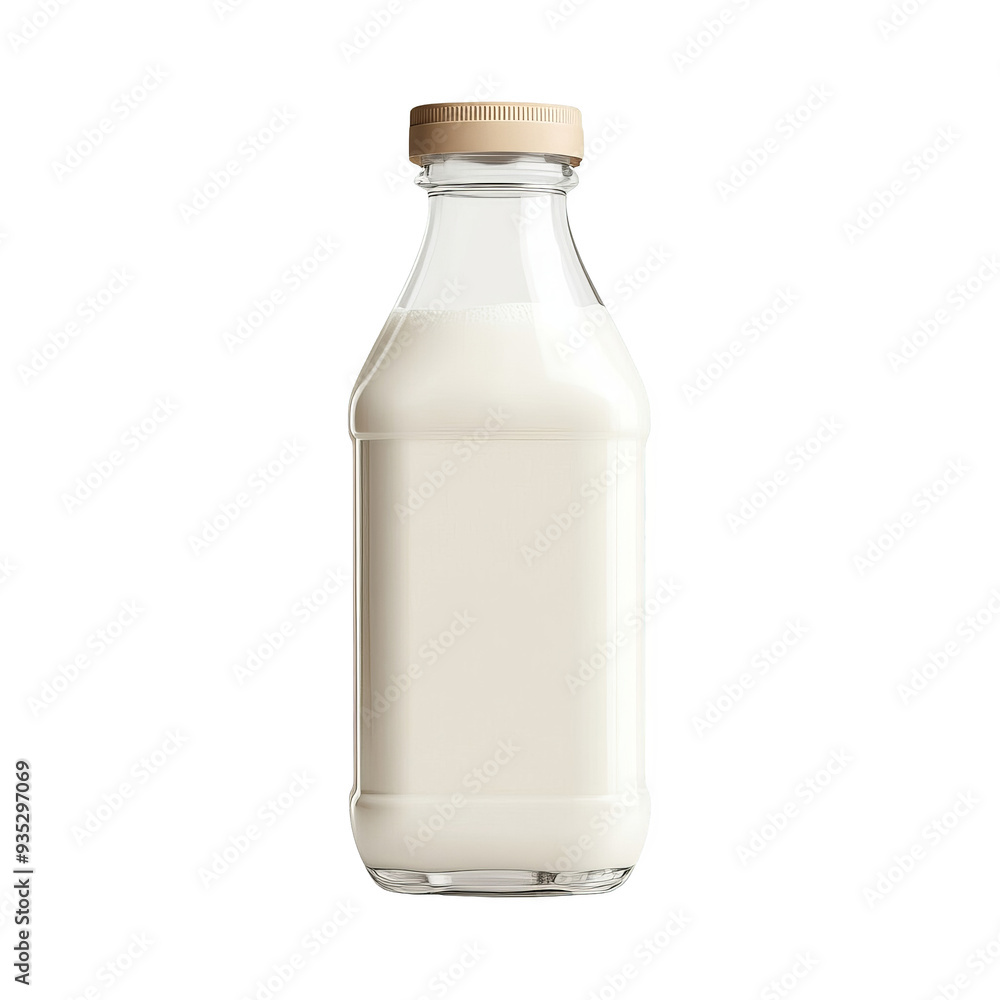Glass Bottle of Milk Glass Bottle of Milk