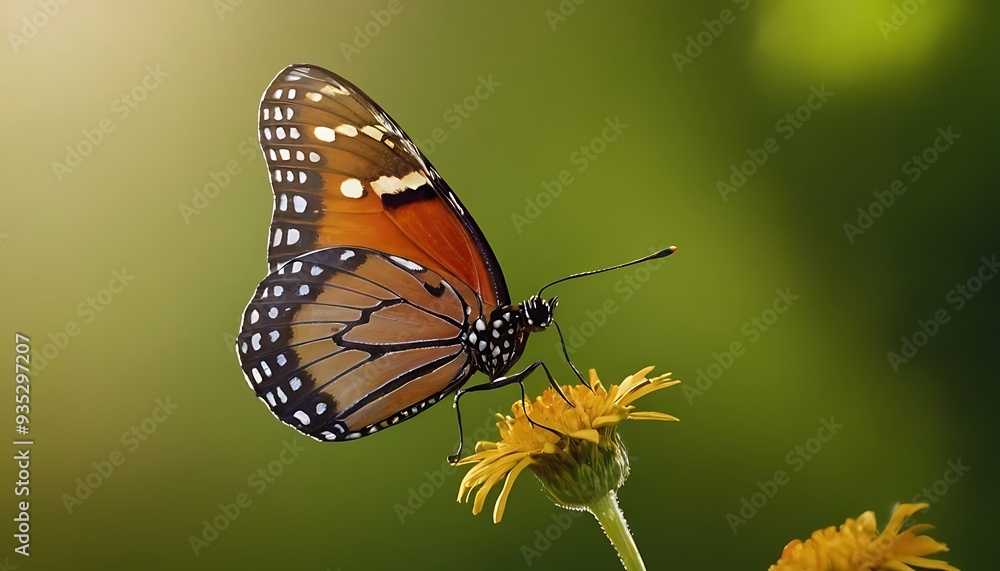 Fototapeta premium beautiful butterfly close up photo7