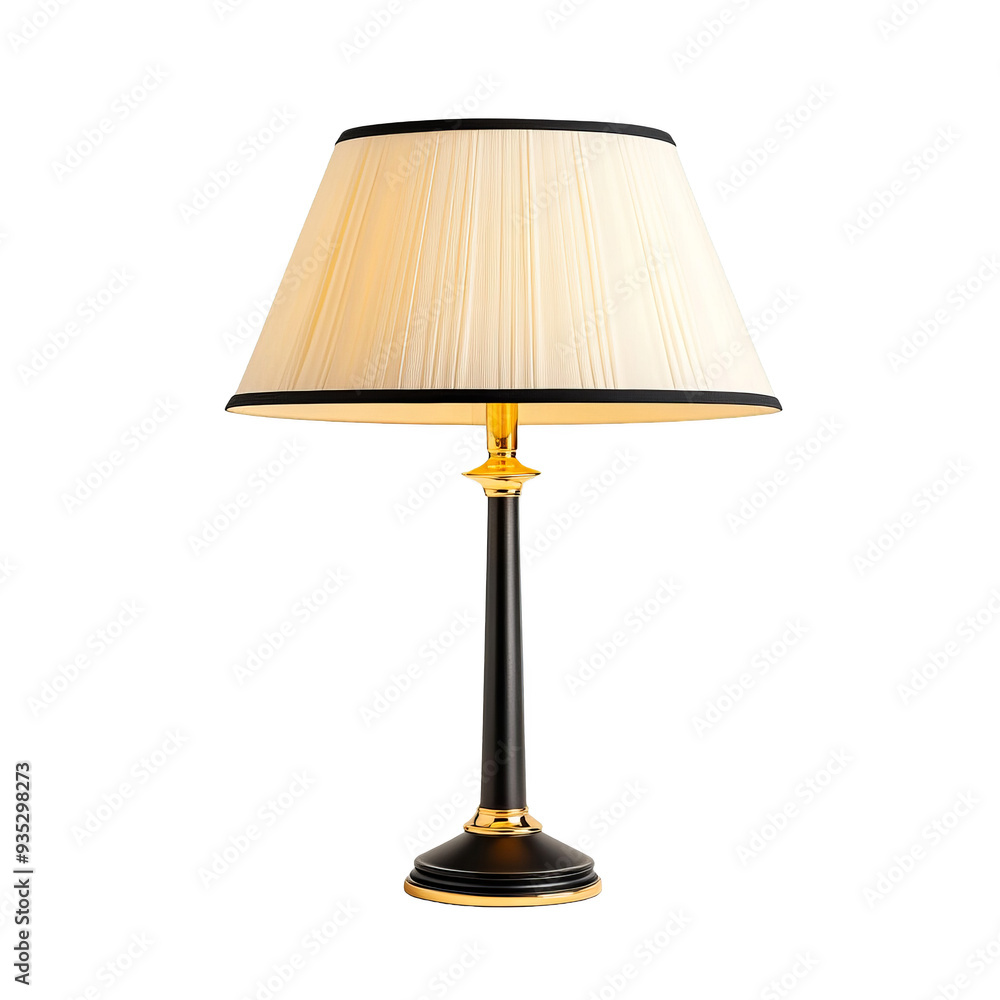 Antique lamp on white background, perfect for interior design inspiration Antique lamp on white background, perfect for interior design inspiration
