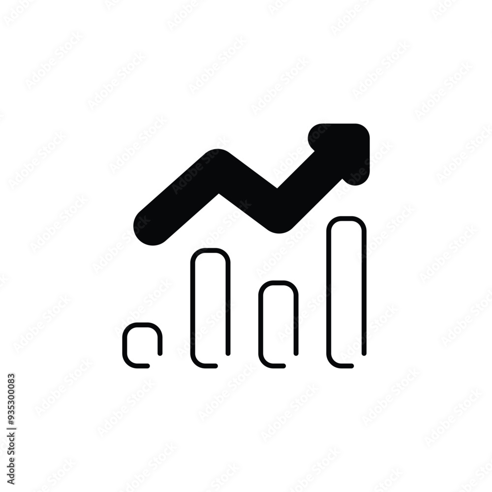 Profit icon design with white background stock illustration Profit icon design with white background stock illustration