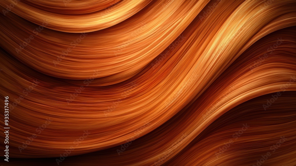 Vibrant Abstract Swirling Orange Waves Art Background Elegant Design Vibrant Abstract Swirling Orange Waves Art Background Elegant Design
