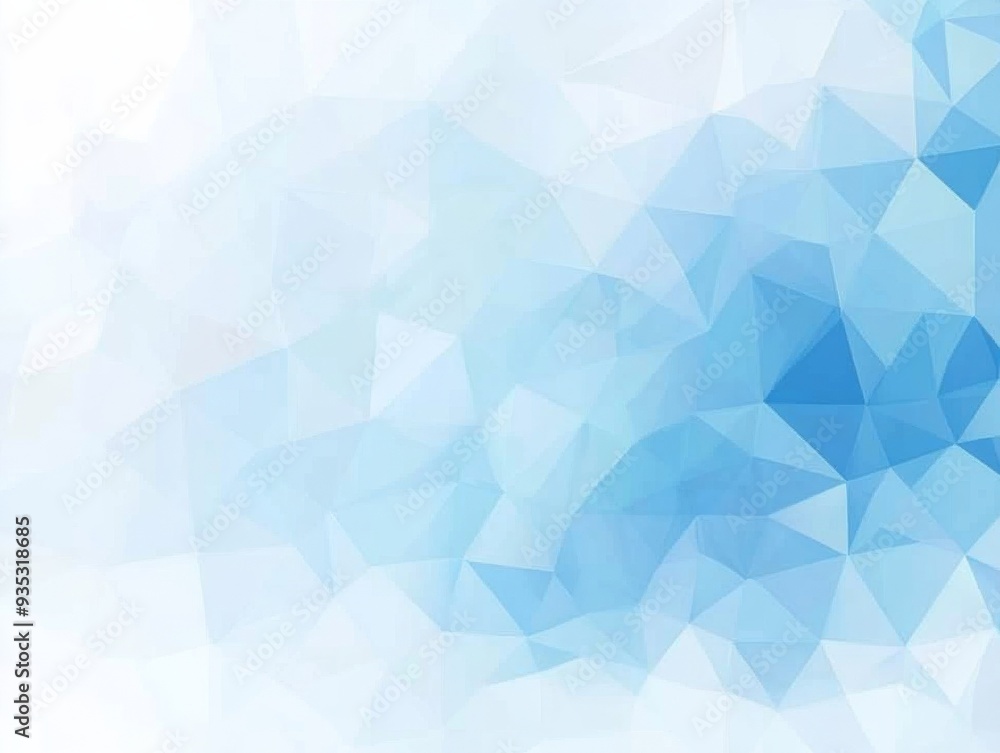 Minimalistic Blue Geometric Background with Low-Poly Polygonal Shapes in Light Blue and White Colors for Internet Product and Service Presentations Minimalistic Blue Geometric Background with Low-Poly Polygonal Shapes in Light Blue and White Colors for Internet Product and Service Presentations