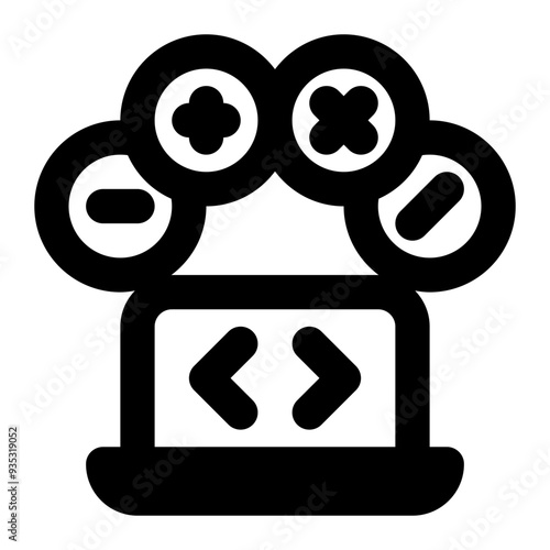 arithmetic operator, arithmetic, operators, programming, coding, computer science outline icon